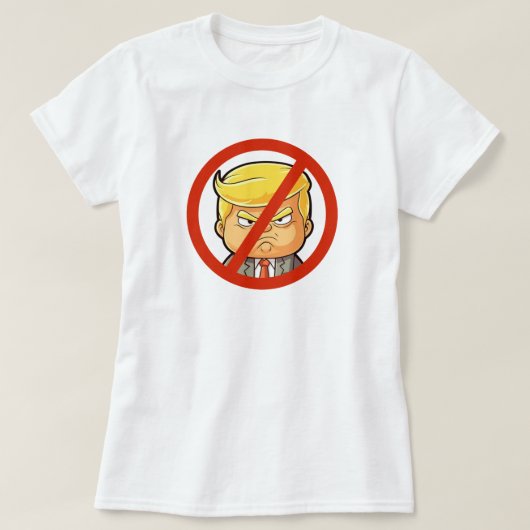 Anti-Trump  T-shirt (Design voorkant)