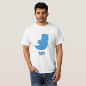 Anti-Trump T-Shirt: Donald Trump "TWIT" T-shirt (Voorkant volledig)
