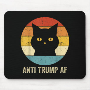 Anti Trump T-shirt Retro Grappige Anti Trump Kat Muismat