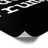 Anti Trump T-Shirt Tuck Frump Poster (Hoek)