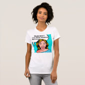 Anti-Trump T-shirt voor vrouwen (Voorkant volledig)