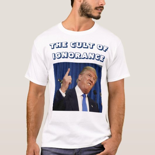 Anti-Trump-teeshirt CULT T-shirt (Voorkant)
