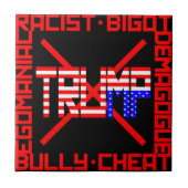 Anti Trump Tegeltje (Voorkant)