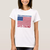 Anti-Trump tegen de grondwet - anti-trump - T-shirt (Voorkant)
