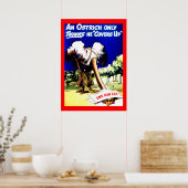 Anti-Trump The Big Lie, politiek, Ostrich Hiding Poster (Keuken)