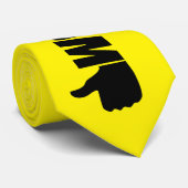 Anti-Trump/Thumbs down, Stropdas (Opgerold)