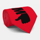 Anti-Trump/Thumbs down, Stropdas (Opgerold)