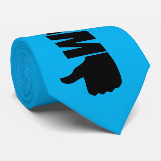 Anti-Trump/Thumbs down, Stropdas (Opgerold)