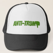 Anti-Trump/Thumbs down, Trucker Hat Pet (Voorkant)