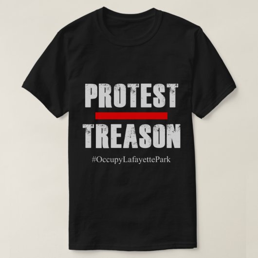 Anti-Trump-top Tre45on Traitor Trump, P T-shirt (Design voorkant)