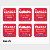 Anti Trump Trade Donald voor Justin Sticker (Vel)