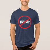 Anti-Trump Tri-Blend Shirt (Voorkant)