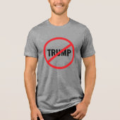 Anti-Trump Tri-Blend Shirt (Voorkant)