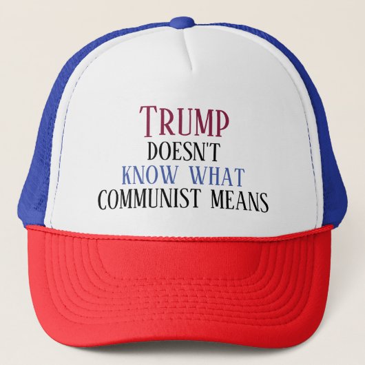 Anti-Trump Trucker Pet (Voorkant)