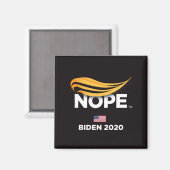 Anti Trump, Trump Nope, Biden 2020 Magneet (Voorkant / Achterkant)