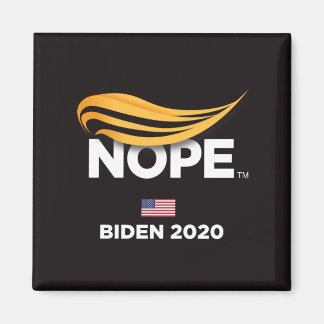 Anti Trump, Trump Nope, Biden 2020 Magneet