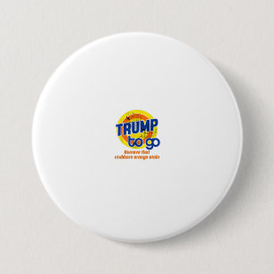 Anti-Trump Trump om te gaan stemmen wasmiddel V Ronde Button 7,6 Cm