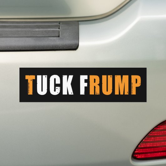 anti Trump Trump Trump F Trump Grappig Bumpersticker (Op auto)