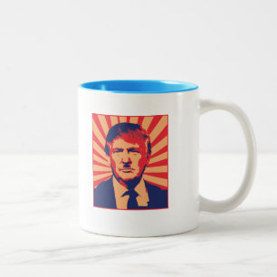 Anti-Trump Tweekleurige Koffiemok