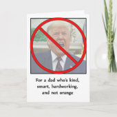 Anti-Trump-Vaderdag Kaart (Voorkant)