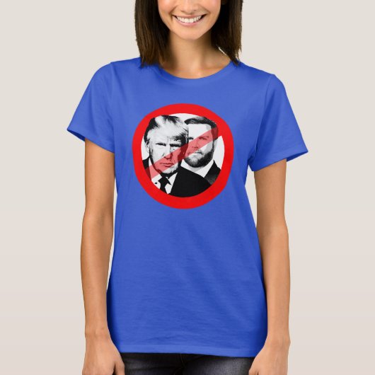 Anti Trump Vance T-shirt (Voorkant)