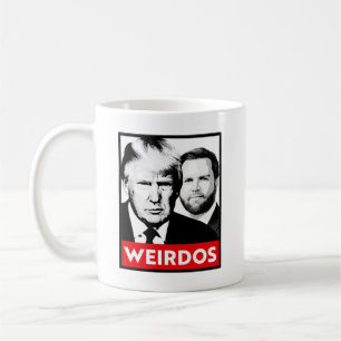 Anti Trump Vance - Weirdos Koffiemok