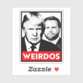 Anti Trump Vance - Weirdos Sticker (Vel)