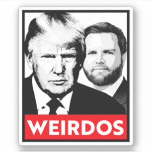 Anti Trump Vance - Weirdos Sticker