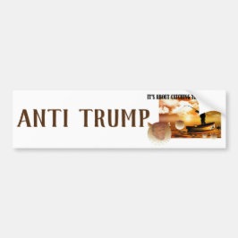 Anti Trump / vangen van de grote vis ! , Bumpersticker