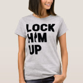 Anti-Trump-vergrendeling hem omhoog dumpen Donald  T-shirt (Voorkant)