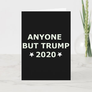 Anti-trump Verkiezing 2020 Iedereen Behalve Trump Kaart