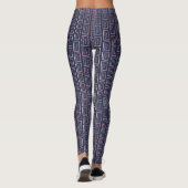 Anti-Trump Verticaal Herhalend Patroon Leggings (Achterkant)