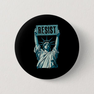 Anti-trump verzet niet mijn president Anti-trump w Ronde Button 5,7 Cm