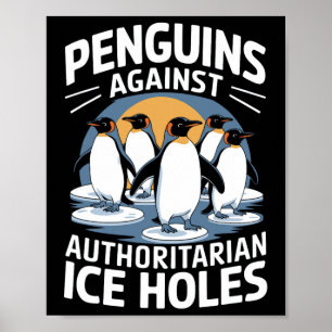 Anti-Trump verzet zich tegen pinguïns tegen autori Poster