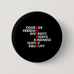 Anti-Trump verzet zich tegen politiek Ronde Button 5,7 Cm