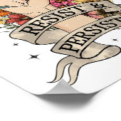 Anti-Trump verzet zich tegen vrouwenrechtenprotest Poster (Hoek)