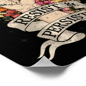 Anti-Trump verzet zich tegen vrouwenrechtenprotest Poster (Hoek)