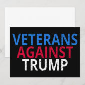 Anti-Trump - Veteranen tegen Trump (Voorkant / Achterkant)