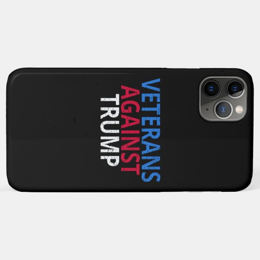 Anti-Trump - Veteranen tegen Trump Case-Mate iPhone Case (Achterkant (horizontaal))