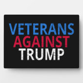 Anti-Trump - Veteranen tegen Trump Fotoplaat (voorkant)