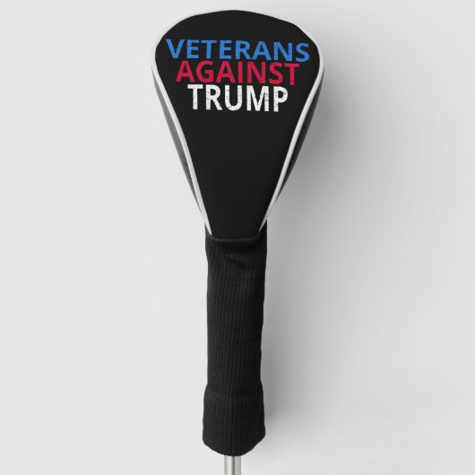 Anti-Trump - Veteranen tegen Trump Golfheadcover (Voorkant)