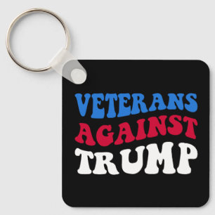 Anti-Trump - Veteranen tegen Trump II Sleutelhanger