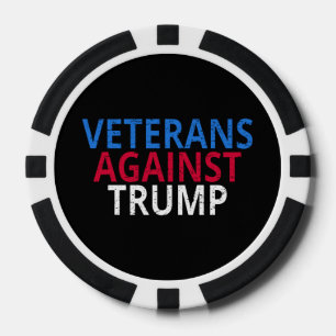Anti-Trump - Veteranen tegen Trump Poker Chips