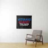 Anti-Trump - Veteranen tegen Trump Wandkleed (In Situ (horizontaal))