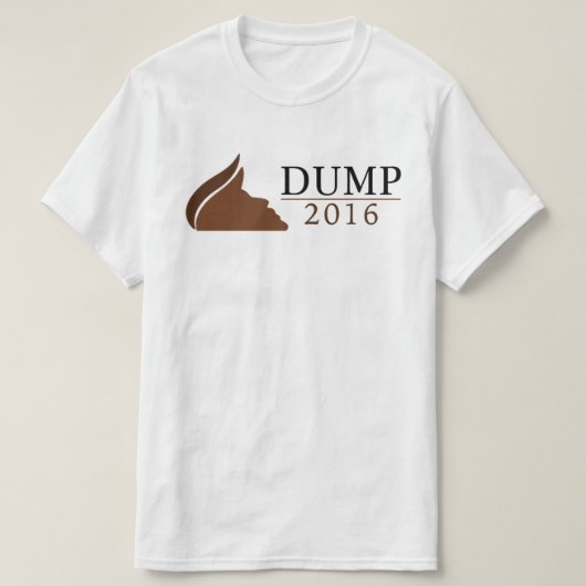 Anti-Trump voor President Shirt (pomp) | 2016) (Design voorkant)