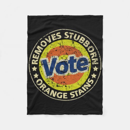 Anti-trump Vote Detergent Funny Gifts  Fleece Deken (Voorkant)