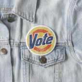 Anti-Trump Vote Detergent Funny Ronde Button 7,6 Cm (In situ)