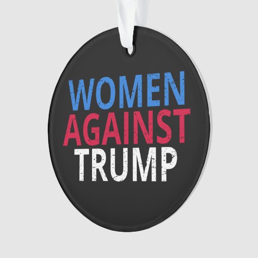 Anti-Trump - Vrouwen tegen Trump Ornament (voorkant)