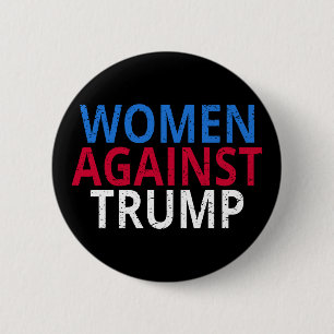 Anti-Trump - Vrouwen tegen Trump Ronde Button 5,7 Cm