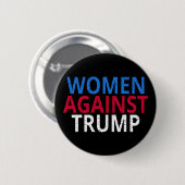 Anti-Trump - Vrouwen tegen Trump Ronde Button 5,7 Cm (Voorkant /achterkant)